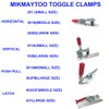 MIKMAYTOO Small Quick Release Horizontal Toggle Clamp 201A Hand Tool