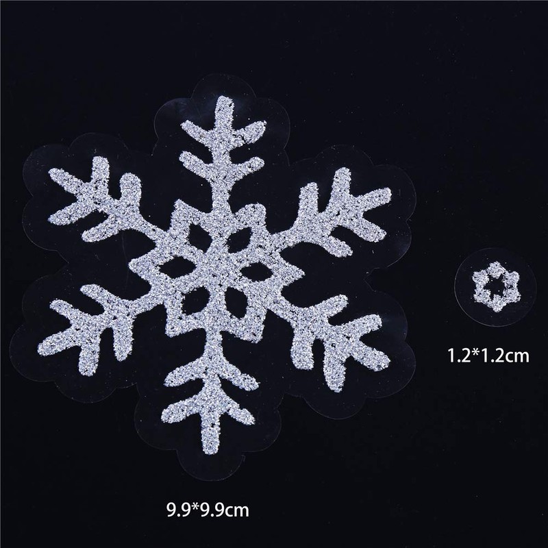 Christmas Electrostatic Stickers, Wall Stickers, Window Stickers, Snow Stickers