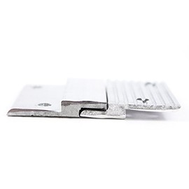 Orange Aluminum 2" Z-Clips, Pack of 20 Clips