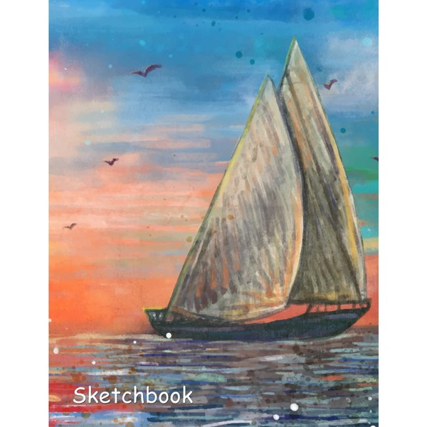 Ocean Sketchbook: Notebook for Drawing, Writing, Painting, Sketching or Doodling,
