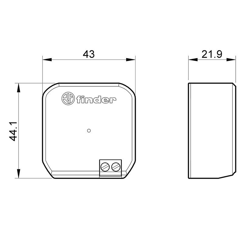 Finder YESLY Range Extender Type 1Y.E8.230 extends the range of