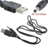 ABLEGRID USB to 3.5mm 1.35mm Plug Tip Connector Notebook Tablet