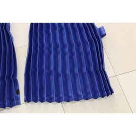 Track Curtain, Track Supplies, Side Curtain, Sky Blue, Pleated Type, Width 39.4 x Length 31.5 inches (100 x 80 cm) (Pack of 2) Light Blocking, Can also be used behind beds. It is a limitation of