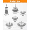 WENHUALI Wire Brush for Drill Set, 20 PCS Wire Wheel