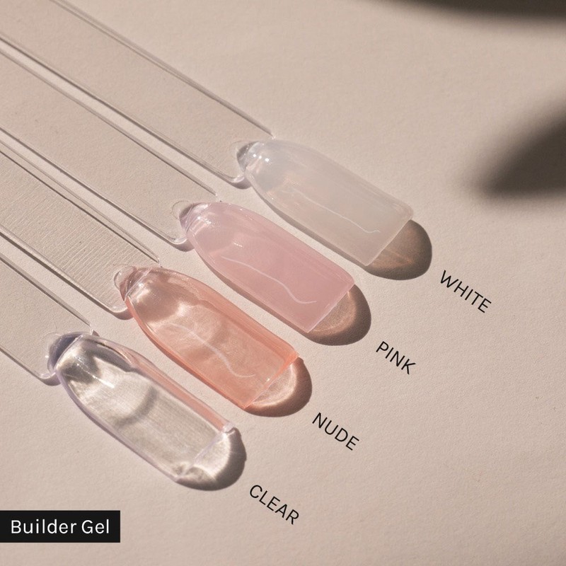 Gelous Essentials Polish Pack, Nude Rubber Base / Clear Builder