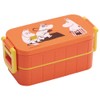 Skater YZW3 2-Tier Lunch Box, 20.3 fl oz (600 ml),