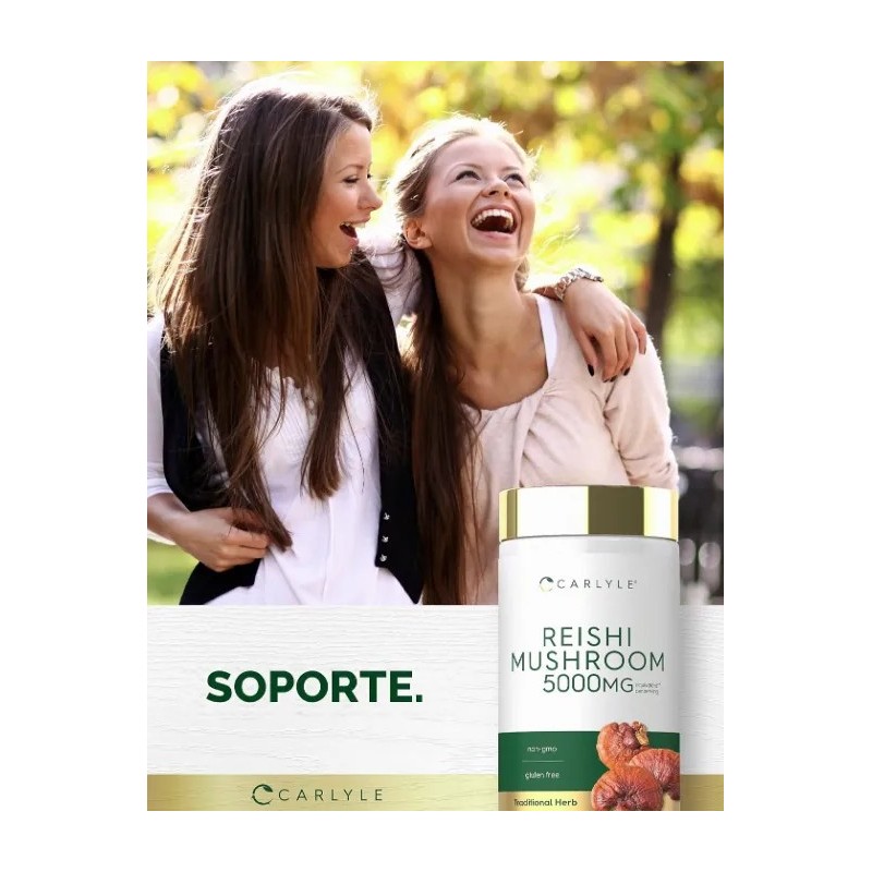 Carlyle Hongo Reishi 5000 Mg Con 300 Capsulas Hecho En