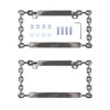 UpAuto 2PCS Car License Plate Frame American Standard License Plate