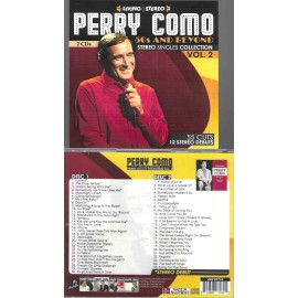 PERRY COMO-STEREO SINGLES COLLECTION-50s& BEYOND V.2-2 CDs-55 CUTS-12 1ST STEREO