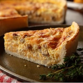 Burgers' Smokehouse Homebaked Sausage & Cheese Quiche (9 Inch)