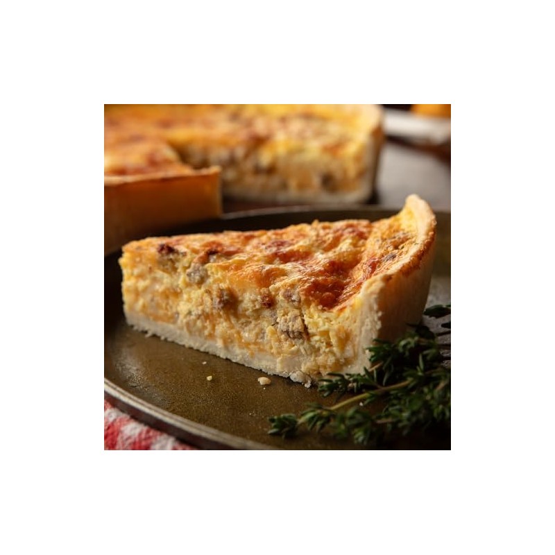 Burgers' Smokehouse Homebaked Sausage & Cheese Quiche (9 Inch)