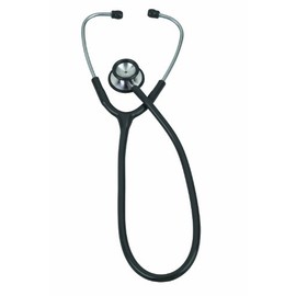 Veridian 05-10501 Pinnacle Series Stainless Steel Adult Stethoscope, Black