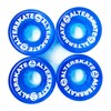 Alterskate Longboard Cruiser 65mm 78a Wheels (Translucent Blue)
