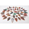 50 PC Lot Flint Arrowhead OH Collection Project Spear DIY
