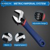 VORXEON 8 inch Spanner Set Adjustable Spanner 203 mm Combination