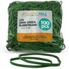PlasticMill Dark Green Rubber Bands Size 33 (3 1/2" x