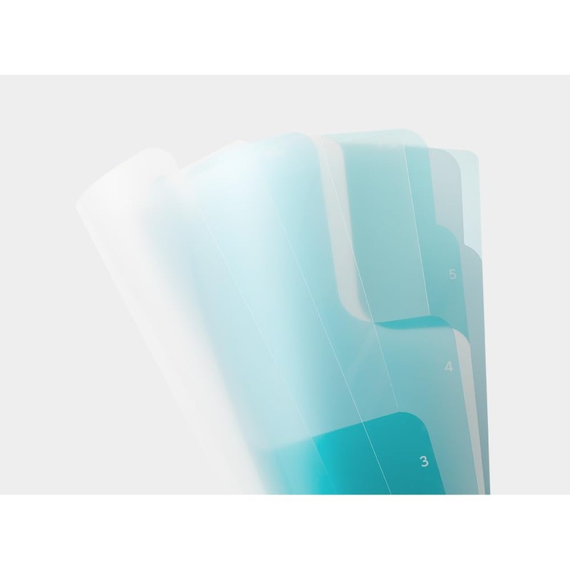 Midori 35575006 Clear File 5 Pocket Clear Holder A4 Two-Way