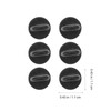 ROSENICE 100pcs Rubber Pin Badge Fasteners for Pins (Black)