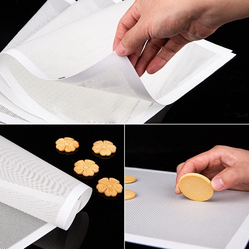 Silicone Mesh Baking Mat Non Stick Oven Sheet Bakery Tool
