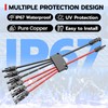 HCOVTXR 1 Pair Solar Connectors Y Branch 2 to 6,30A