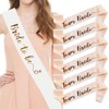 JVAENOUSN 7 Piece JGA Team Bride Sash Set with 1