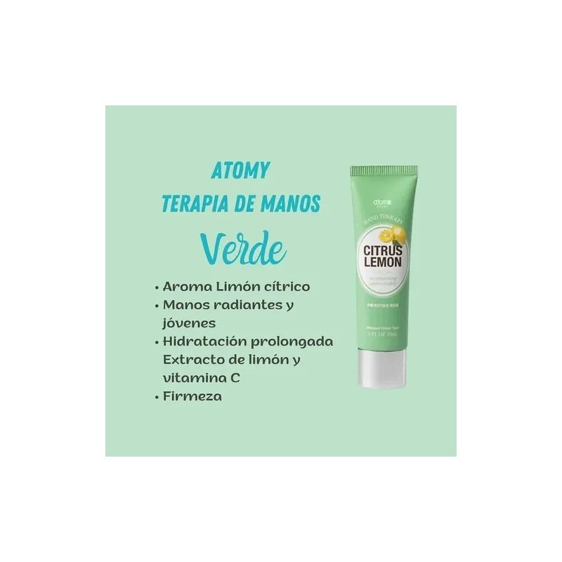 Crema Terapia Para Manos Atomy Kit 4 Piezas