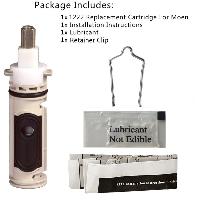 1222 Replacement Cartridge for Moen One-Handle Posi Temp Faucets,Tub Shower