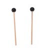 2Pcs Ethereal Drumstick Maple Percussion Drum Sticks Rubber Round Head