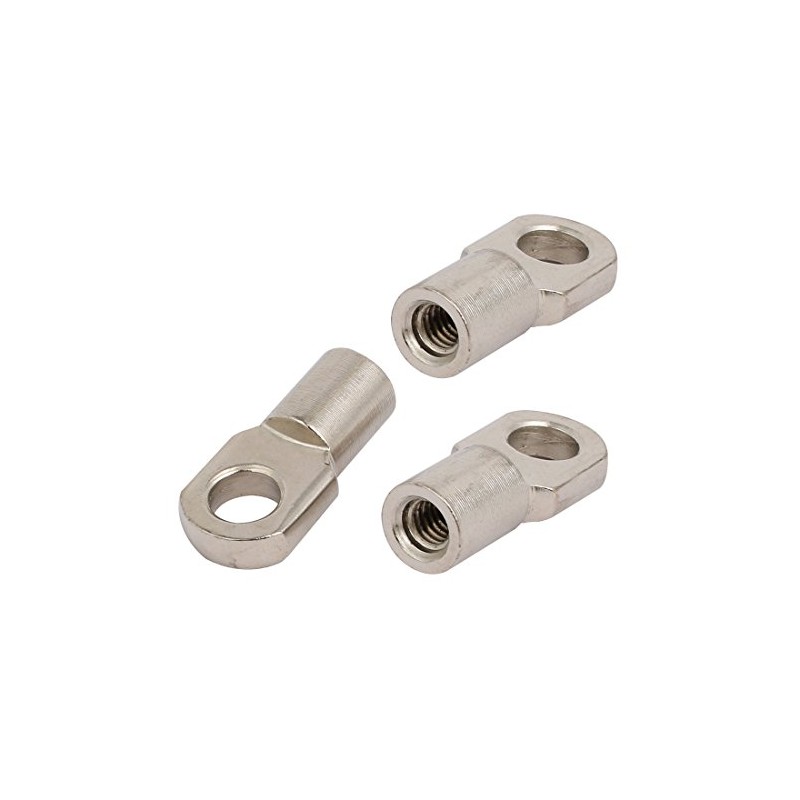 Sourcing Map Set of 3 Silver M6 Internal Thread 45