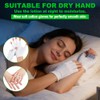4 pares de guantes de algodón sin dedos, guantes blancos