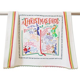 Catstudio Christmas Carol Holiday Dish & Hand Towel | Great for Kitchen, Bar, & Bathroom