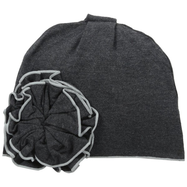 KB Designs Woombie Rayon from Bamboo Mod'Swad Rockstar Flower Hat Sleeper, Black, 20-25 Pound