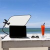 2 PCS Laptop Sun Shade with Adjustable Clip Stand, Portable