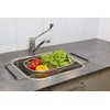 Stainless Steel Colander for Sink Drainer Extendible with Handles 33