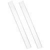 2pcs Dough Thickness Rulers Dough Thickness Guides Pastry Rolling Pin