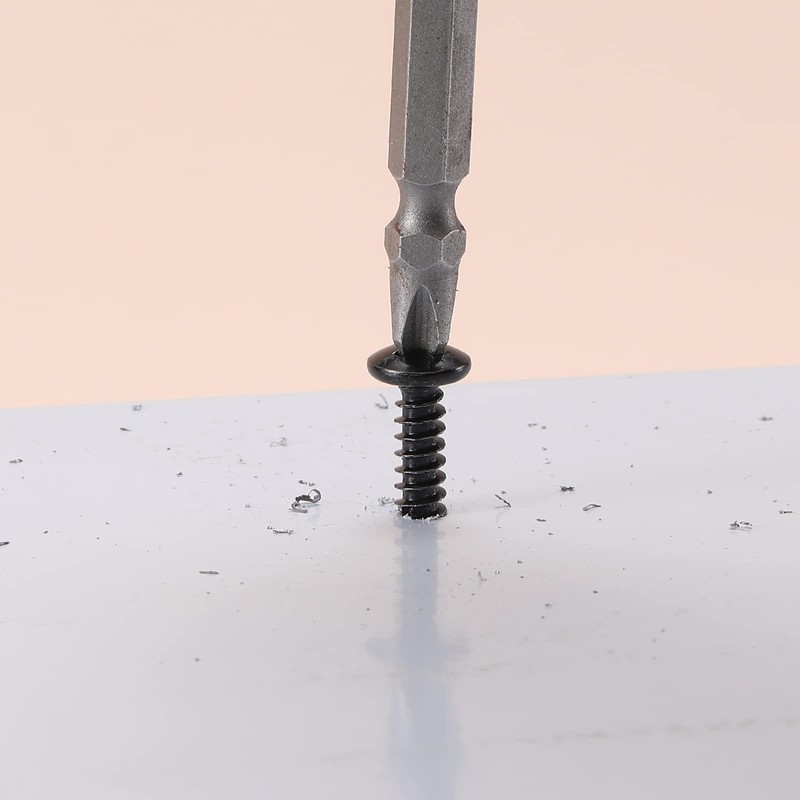 #8 x 2 Sheet Metal Screws 100Pcs 410 Stainless Steel