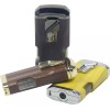 Ever Tech Triple Jet Torch Flame Refillable Butane Wooden Lighter