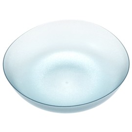 IJ Unbreakable Small Plate, Lunch Bowl, Serving Plate, 15cm (5.9 inches), 380ml, Dishwasher Safe, Made in Japan, Home Party, Outdoor, Stylish, Cute, Small, Blue, Soup Dish, Plastic, Heat Resistant up