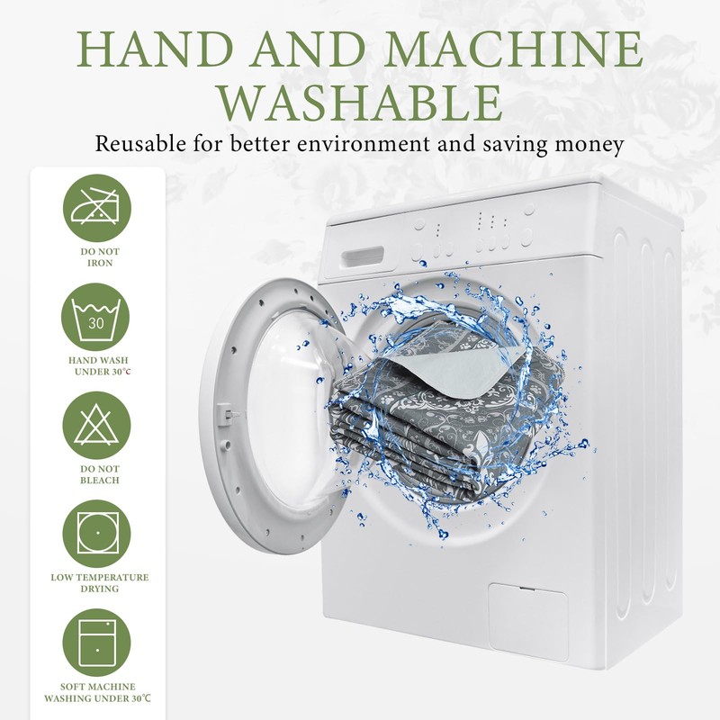 Homimp Washable Pee Pads for Dogs, 2 Pack Reusable Puppy