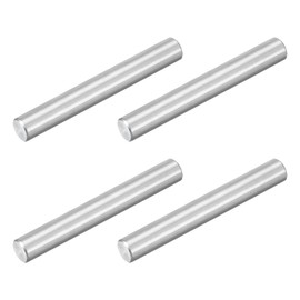 sourcing map 4Pcs M8 x 60mm 304 Stainless Steel Dowel Pin, Cylindrical Shelf Support Peg Pin Parallel Pin Fastener for Mechanical Manufacturing, Industry, Furniture Installation, Silver