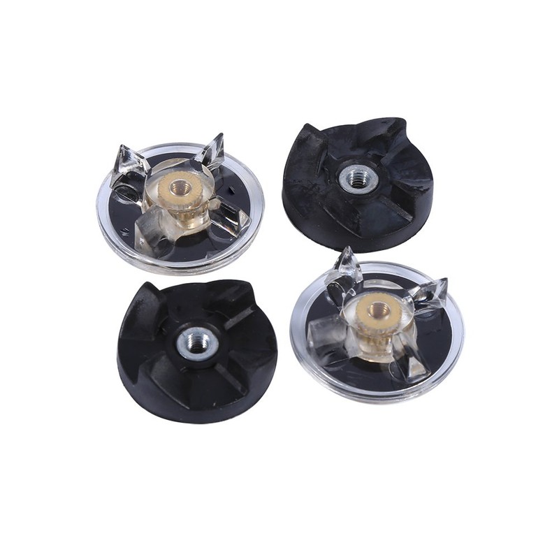 2 Base Gear+2 Rubber Blade Gears Spare Blender Replacement Parts