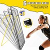 Volleyball Rebounder Net 7x4 ft, 6 Angles Adjustable Volleyball Training