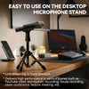 Getaria Microphone Stand, 3 in 1 Multifunctional Microphone Stand, Table