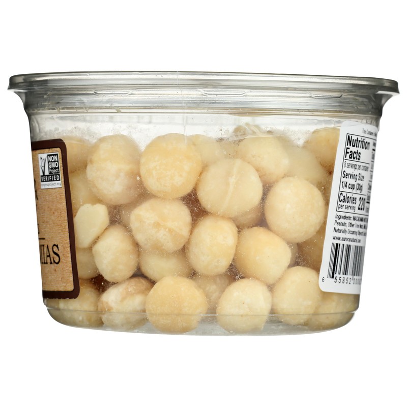 Aurora Products Macadamia Nuts, Raw, 8 oz