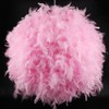 Feather Pendant Droplight Hanging Lamp for Living Room Exhibition Hall