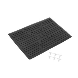 Hihaha Car Vehicles Trucks Floor Carpet Mat Patch Heel Scuff Plate Foot Rest Pedal Pad Durable Material