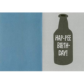 Designer Greetings IPA Beer Bottle Funny/Humorous Birthday Card
