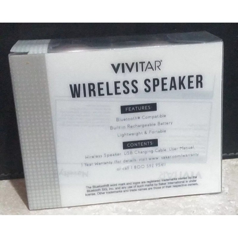 Vivitar Rose Gold Heart Shape Wireless Bluetooth Portable Speaker