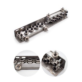 LeTkingok Wire and Cable Straightener Manual Wire Straightener Iron Wire Copper Wire Straightening Wire Wheel Semi-Automatic Straightener (M)