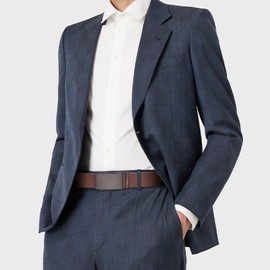 SENDEFN Men's Leather Belt 1 3/8" Automatic Adjustable Ratchet Buckle Slide Belt for Dress Casual with Gift Box